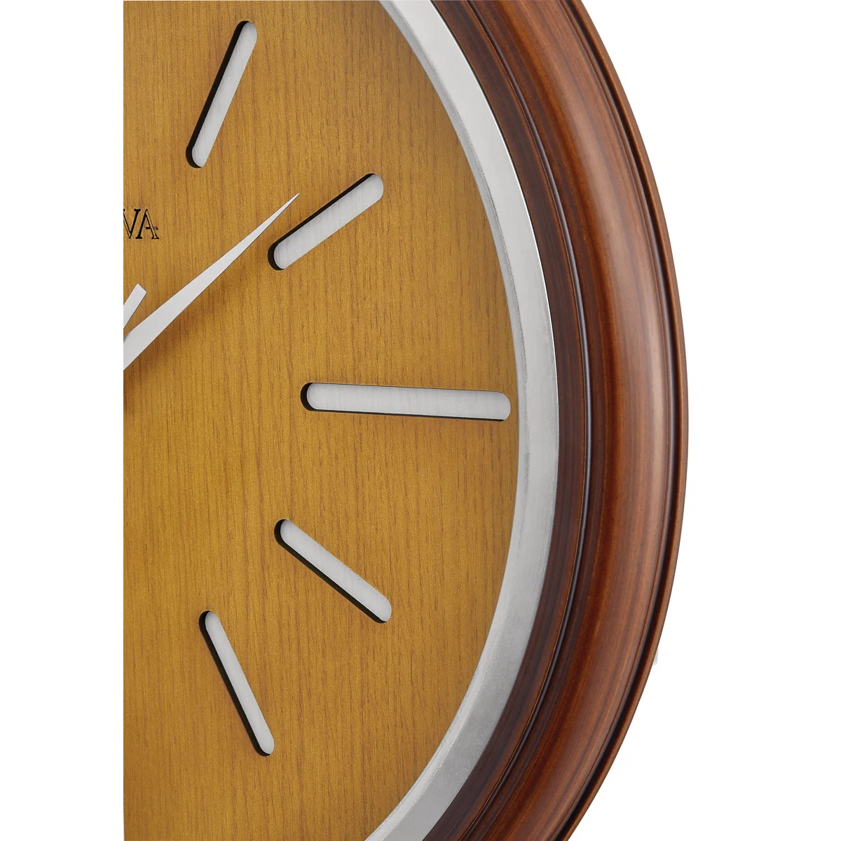Elmyra Mid-Century Wood Wall Clock, C4346 - Image 3