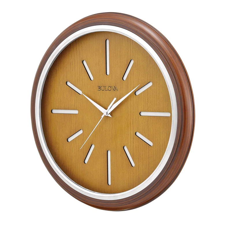 Elmyra Mid-Century Wood Wall Clock, C4346 - Image 2